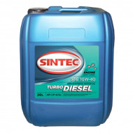 Масло мотор. SINTEC TURBO DIESEL SAE 10W40 API CF-4/CF/SJ 20л Масло мотор. SINTEC TURBO DIESEL SAE 10W40 API CF-4/CF/SJ 20л