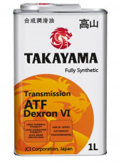 Масло трансмиссионное "TAKAYAMA  ATF "Deхron VI" 1л (1*12) металл