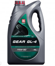 Масло трансм. 75W90 GEAR ЛУКОЙЛ GL-4 (4л) 1*4шт