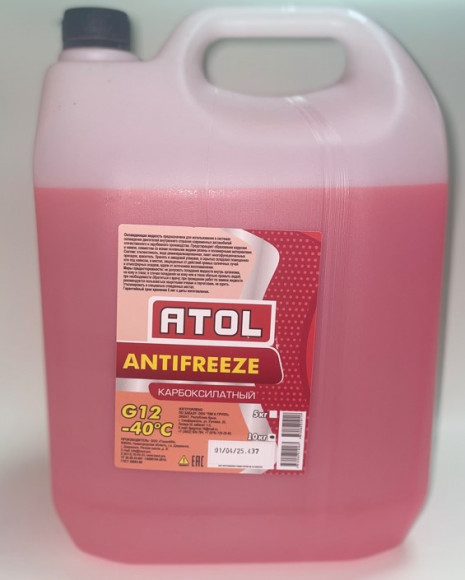 Антифриз A-40 ATOL красный  (10 кг) 1*1шт