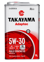 Масло мотор. 5W30 TAKAYAMA Adaptec C3 SN/CF 1л (1*12шт) Масло мотор. 5W30 TAKAYAMA Adaptec C3 SN/CF 1л (1*12шт)