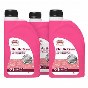 Sintec  Dr.Active  Очиститель двигателя "Motor Cleaner" 1л (1*12шт)