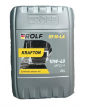 Масло мотор. ROLF KRAFTON S9 M-LA SAE 10W40 (ACEA E6/Е9) (ПЛАСТИК) 20л