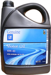 Масло мотор. 10W40 GM ACEA  A3/B4, API CF/SL (5л) 1*4 шт. Масло мотор. 10W40 GM ACEA  A3/B4, API CF/SL (5л) 1*4 шт.
