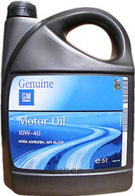 Масло мотор. 10W40 GM ACEA  A3/B4, API CF/SL (5л) 1*4 шт. Масло мотор. 10W40 GM ACEA  A3/B4, API CF/SL (5л) 1*4 шт.