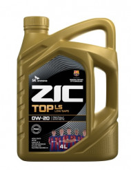 Масло мотор.  0W20 ZIC TOP LS SP C6 пластик (4 л.) 1*4 шт.