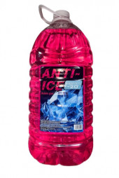 Антиобледенительная жидкость ANTI-ICE (- 20С) 5 л. ПЭТ (1*4 шт.) Малиновый (100 шт.)