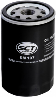 Фильтр масляный SCT SM 107-AUDI A80/A100/VW G2/G3/PASSAT -97/T4 Фильтр масляный SCT SM 107-AUDI A80/A100/VW G2/G3/PASSAT -97/T4