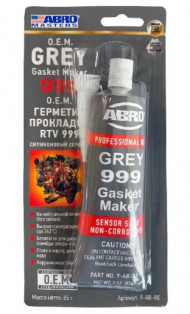 Герметик прокладок силиконовый ABRO RTV 999 серый (85 гр.) 1*12 шт. (9ABR) Герметик прокладок силиконовый ABRO RTV 999 серый (85 гр.) 1*12 шт. (9ABR)