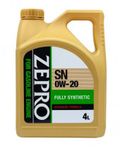 Масло мотор.  0W20 ZEPRO SN GF-5 пластик (4 л.) 1*6 шт.