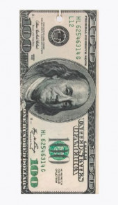 Ароматизатор картонный CAROMI " Банкнота Доллар" Новая машина