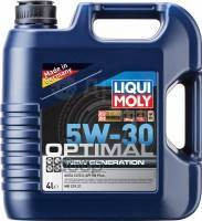 Масло мотор.  5W30 Liqui Moly Optimal Synth ACEA A3/B4 пластик (4 л.) 1*4 шт. (39001)