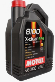 Масло мотор.  5W30 MOTUL 8100 X-CLEAN EFE SP C3 пластик (4 л.) 1*4 шт. (Вьетнам)