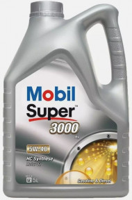 Масло мотор.  5W40 Mobil Super 3000 X1 SN/CF A3/B4 (5 л.) пластик 1*4 шт.