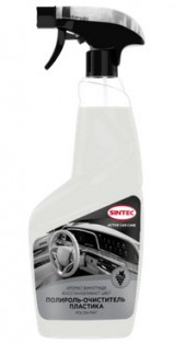 Sintec  Полироль-очиститель спрей пластика  Polish Mat (виноград) 550мл. 1*12шт