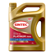 Масло мотор. SINTEC PLATINUM 7000 SAE 5W30 ACEA C2/C3 API SP 4л (1*4шт) Масло мотор. SINTEC PLATINUM 7000 SAE 5W30 ACEA C2/C3 API SP 4л (1*4шт)