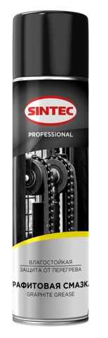 Sintec Смазка графитовая GRAPHITE GREASE Sintec аэрозоль 400 мл  (1*12шт)