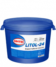 Смазка Литол-24 Sintec ГОСТ (пласт.тара) (5кг) (1*1шт) Смазка Литол-24 Sintec ГОСТ (пласт.тара) (5кг) (1*1шт)