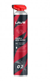 Ln7972 Смазка цепи Белая, LAVR motoline 1000мл Ln7972 Смазка цепи Белая, LAVR motoline 1000мл