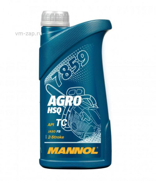 Масло мотор. 2-TAKT AGRO HSQ синт. 1 л. 1*12