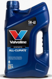 Масло мотор. 5W40 Valvoline ALL CLIMATE SN/CF A3/B4 пластик (5 л.) 1*4 шт. Масло мотор. 5W40 Valvoline ALL CLIMATE SN/CF A3/B4 пластик (5 л.) 1*4 шт.