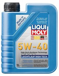 Масло мотор. 5W40 Liqui Moly Leichtlauf High Tech API SP ACEA A3/B4 пластик (1 л.) 1*6 шт. (8028) Масло мотор. 5W40 Liqui Moly Leichtlauf High Tech API SP ACEA A3/B4 пластик (1 л.) 1*6 шт. (8028)