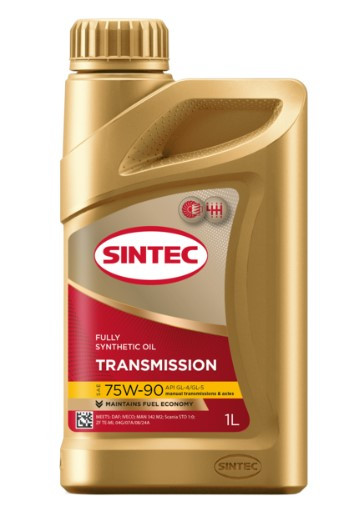 Масло трансм. SINTEC  75W90 Transmission GL-4/GL-5  (1л) 1*12шт