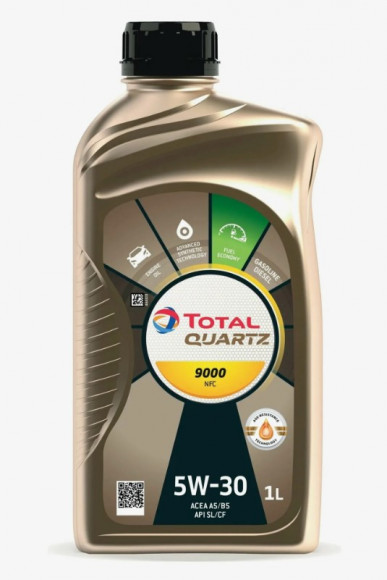 Масло мотор.  5W30 TOTAL QUARTZ 9000 Fut. NFC API SL/CF ACEA A5/B5 пластик (1 л.) 1*12 шт.