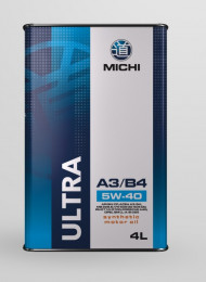 Масло мотор. 5w40 Michi Ultra A3/B4 4л Масло мотор. 5w40 Michi Ultra A3/B4 4л