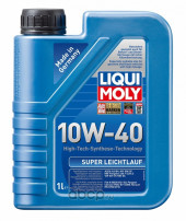 Масло мотор. 10W40 Liqui Moly Super Leichtlauf SN A3/B4 пластик (1 л.) 1*6 шт. (1928/9503)