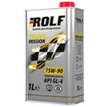 Масло трансм. ROLF Transmission SAE 75W90 API GL-4 1л (1*12шт)