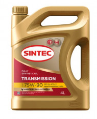 Масло трансм. SINTEC 75W90 API GL-4/GL-5 (4л) 1*4шт Масло трансм. SINTEC 75W90 API GL-4/GL-5 (4л) 1*4шт