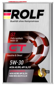 Масло мотор. ROLF GT SAE 5W30 A5/B5 SL/CF  1л (1*12шт)