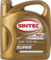 Масло мотор. SINTEC SUPER 3000 SAE 10W40 API SG/CD20л Масло мотор. SINTEC SUPER 3000 SAE 10W40 API SG/CD20л