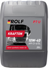 Масло мотор. ROLF KRAFTON P7 U SAE 10W40 (ПЛАСТИК) 20л