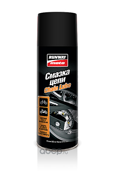 RW8000 Смазка цепи (аэроз) (500 мл) (1*12)