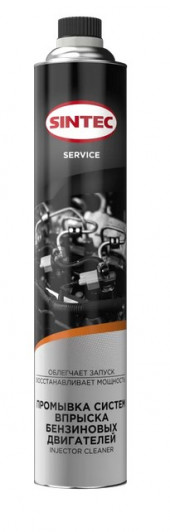 Sintec Промывка систем впрыска бензиновых двигателей Injector Cleaner 1л (1*12шт)