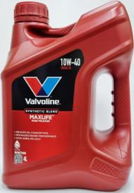 Масло мотор. 10W40 Valvoline MAXLIFE SN/CF A3/B4 пластик (4 л.) 1*4 шт.
