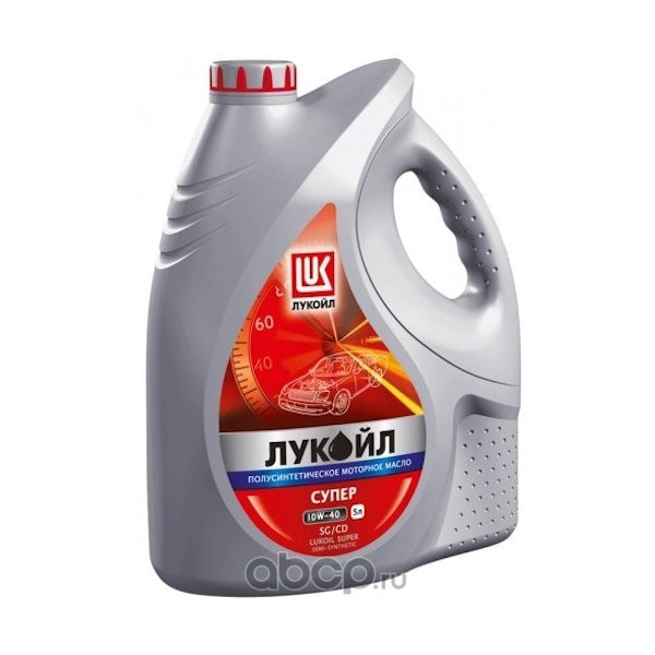 Масло мотор. 10W40 ЛУКОЙЛ СУПЕР API SG/CD (5л) 1*3шт