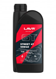 Ln7725 Масло мотор. 4T 10W40 SN GT STREET, LAVR MOTO 1 л 1*16шт