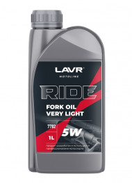 Ln7782 Масло вилочное 5W LAVR RIDE FORK OIL (1л) 1*16шт