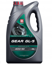 Масло трансм. 80W90 GEAR ЛУКОЙЛ GL-5 (4л) 1*4шт