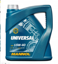 Масло минеральное MANNOL 7405 Universal SAE 15W40 (4л.) 1*4шт. Масло минеральное MANNOL 7405 Universal SAE 15W40 (4л.) 1*4шт.