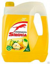 Зимний омыватель стекол SIBIRIA" -20С Яблоко (4л) 1*3