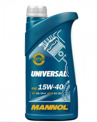 Масло минеральное MANNOL 7405 Universal SAE 15W40 (1л.) 1*20шт. Масло минеральное MANNOL 7405 Universal SAE 15W40 (1л.) 1*20шт.
