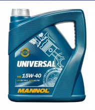 Масло минеральное MANNOL 7405 Universal SAE 15W40(5л.) 1*4шт. Масло минеральное MANNOL 7405 Universal SAE 15W40(5л.) 1*4шт.