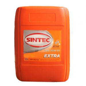 Масло мотор. SINTEC Экстра SAE 20W50 API SG/CD (20л) Масло мотор. SINTEC Экстра SAE 20W50 API SG/CD (20л)