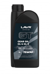 Ln7901 Масло трансм. 75W90 GT GEAR OIL  G4/5, LAVR MOTO  1 л 1*16шт