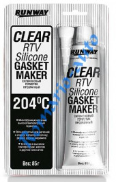 RW8502 Герметик силиконовый-прокладка (прозрачный) (85 гр) (1*12)