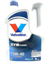 Масло мотор. 5W40 Valvoline SYNPOWER MST C3 (5 л.) пластик 1*4 шт. Масло мотор. 5W40 Valvoline SYNPOWER MST C3 (5 л.) пластик 1*4 шт.